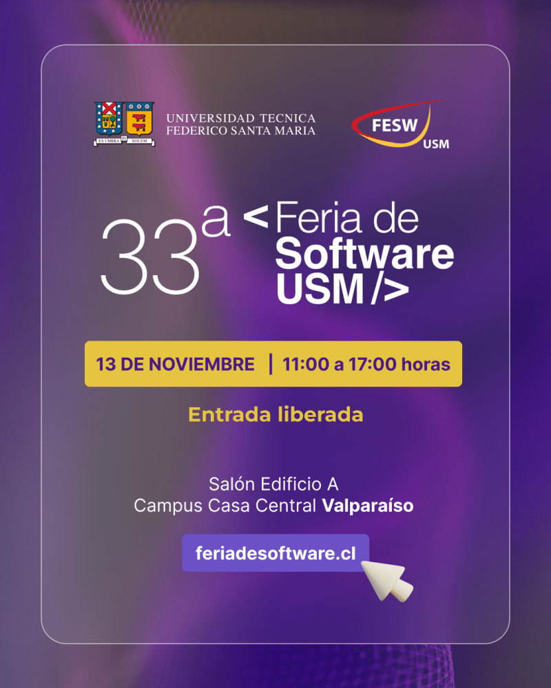 33° Feria de Software - Departamento de Informática USM